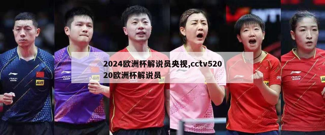 2024欧洲杯解说员央视,cctv52020欧洲杯解说员