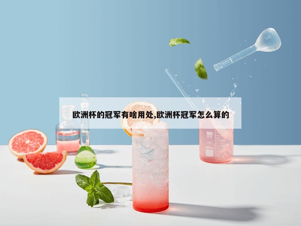 欧洲杯的冠军有啥用处,欧洲杯冠军怎么算的