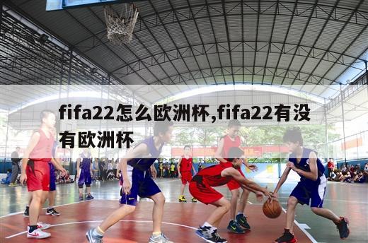 fifa22怎么欧洲杯,fifa22有没有欧洲杯